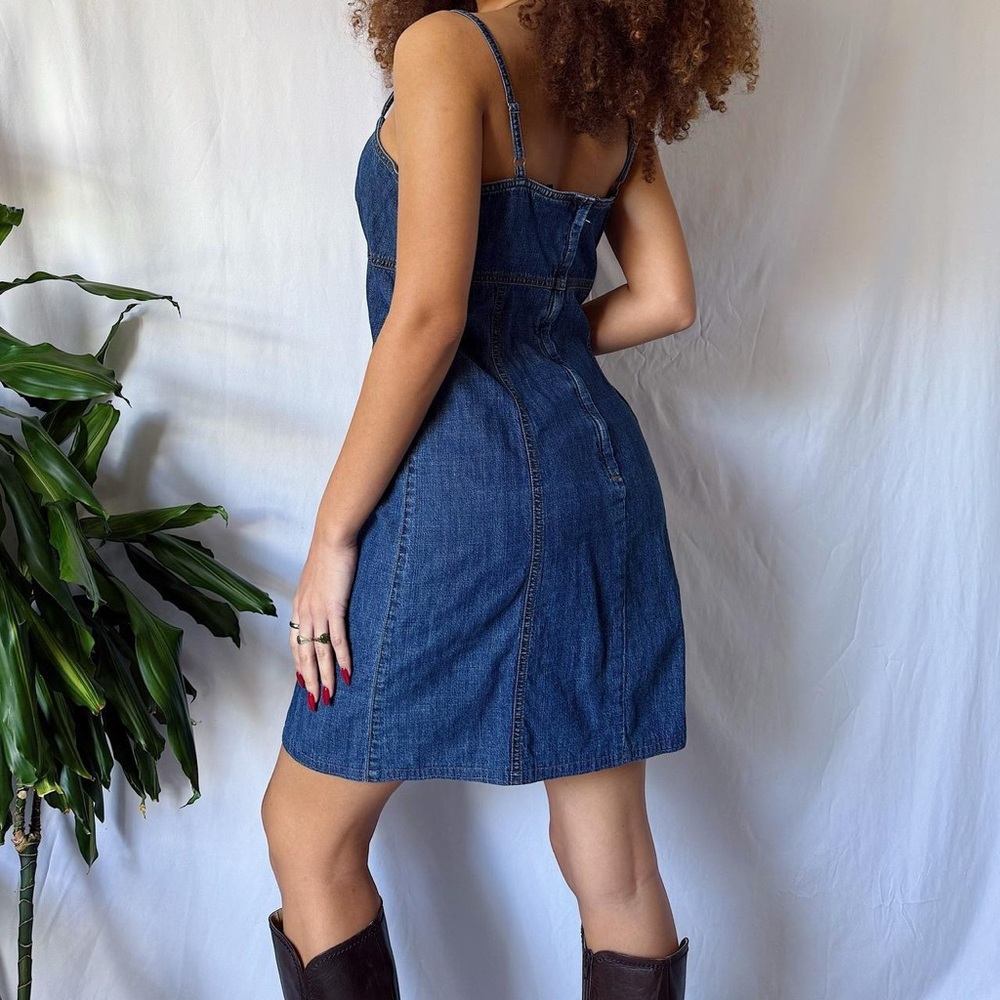 Ann Taylor Denim Vintage Mini Dress 🦋 - Picture 6 of 7